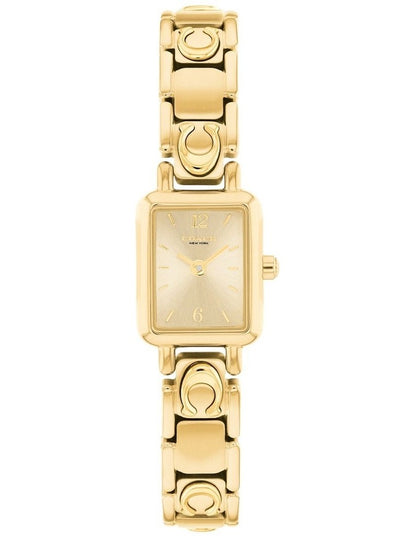 Coach Mara IP Thin Gold Steel Light Gold Dial Women's Watch