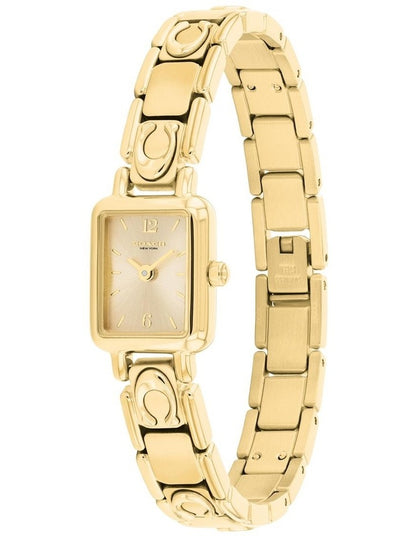 Coach Mara IP Thin Gold Steel Light Gold Dial Women's Watch