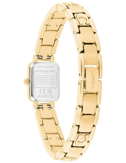Coach Mara IP Thin Gold Steel Light Gold Dial Women's Watch