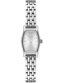 Greta Stainless Steel Silver White Dial Women's Watch