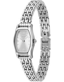Greta Stainless Steel Silver White Dial Women's Watch
