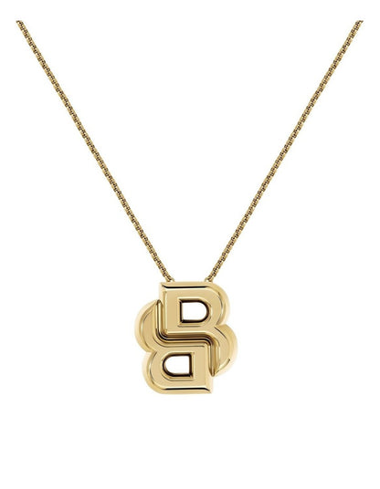 Gold Steel Women's Pendant Necklace
