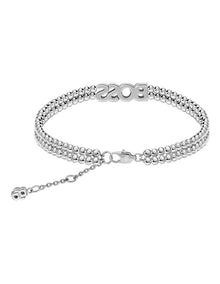 Kassy Beads Stainless Steel Women's Bead Bracelet