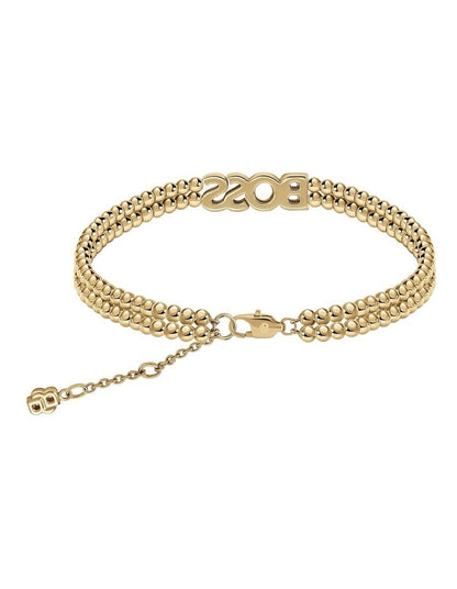 Kassy Beads Gold Steel Women's Bead Bracelet