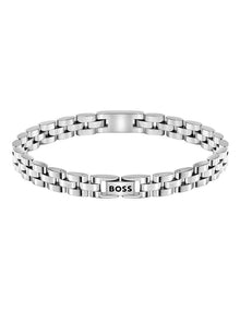 Stainless Steel Men's Metal Link Bracelet
