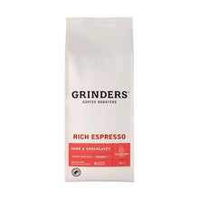 GRINDERS RICH ESPRESSO COFFEE BEANS 1KG