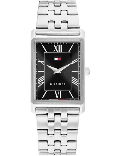 Ben Stainless Steel Black Dial Men's Watch