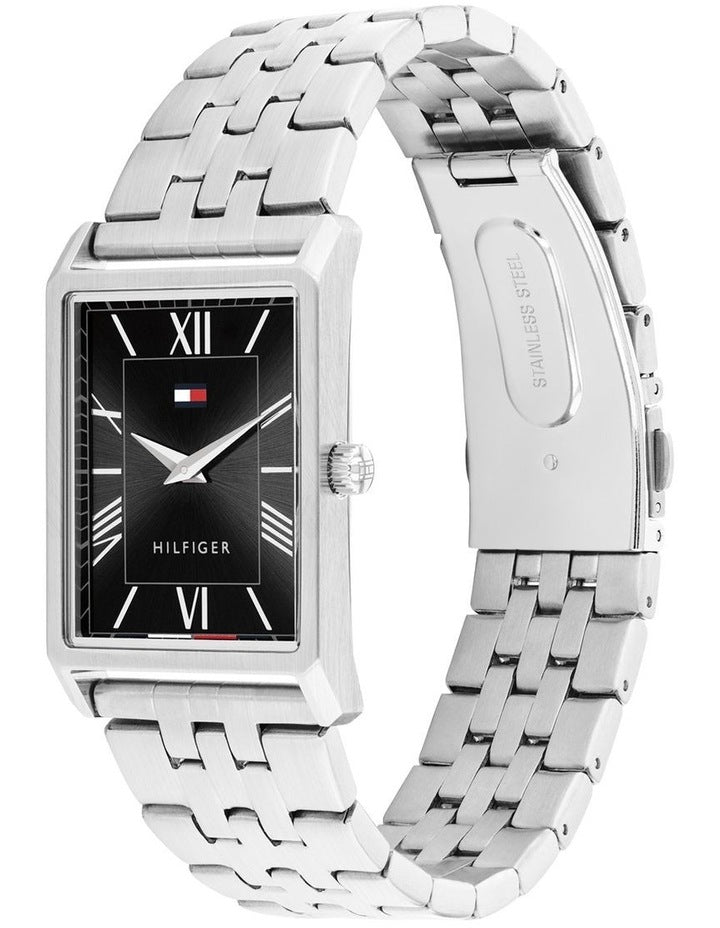 Ben Stainless Steel Black Dial Men's Watch