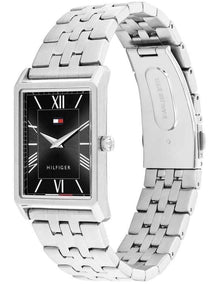 Ben Stainless Steel Black Dial Men's Watch