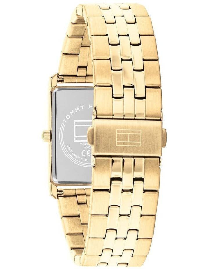 Gold Steel Green Dial Men's Watch