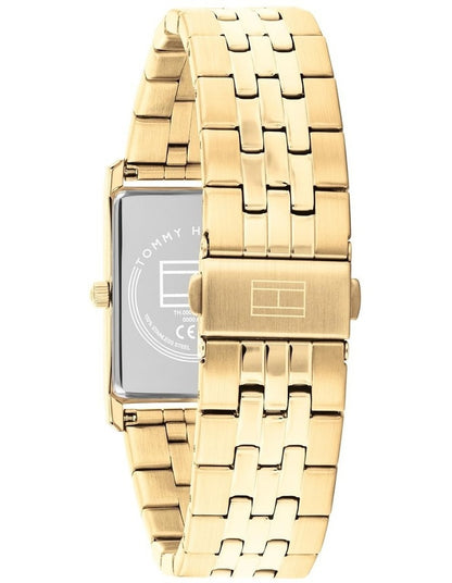 Gold Steel Green Dial Men's Watch