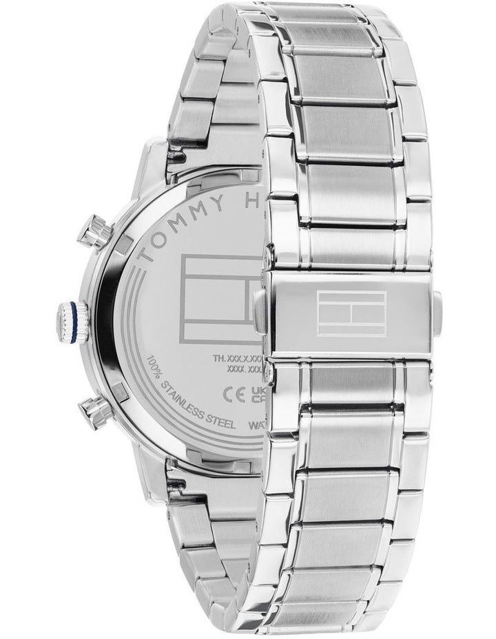 Kane Stainless Steel Navy Dial Men's Watch