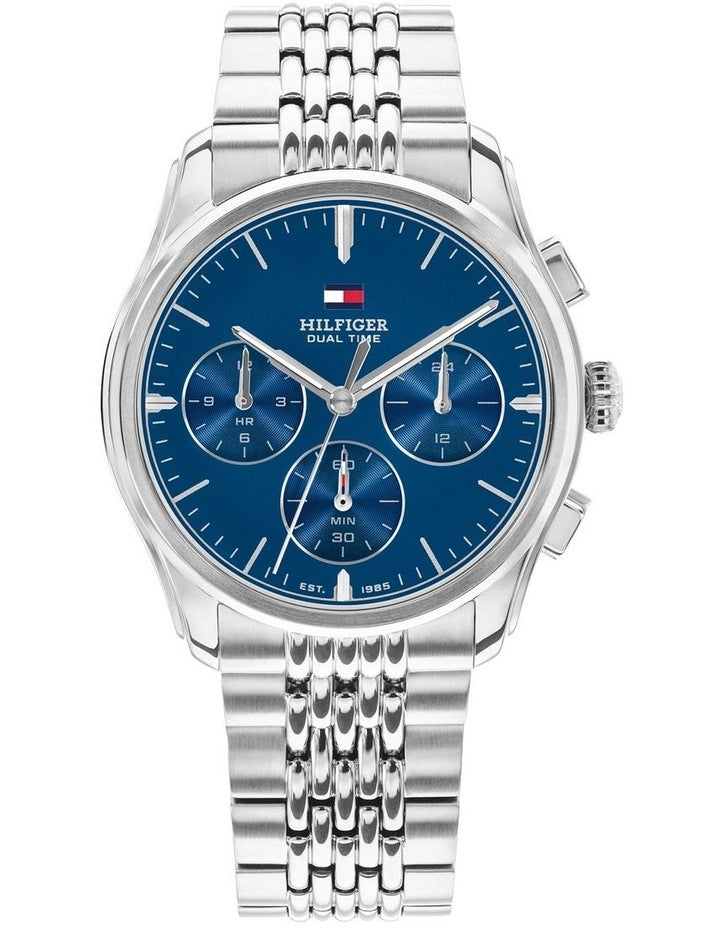 The Empire Stainless Steel Blue Dial Men's Watch