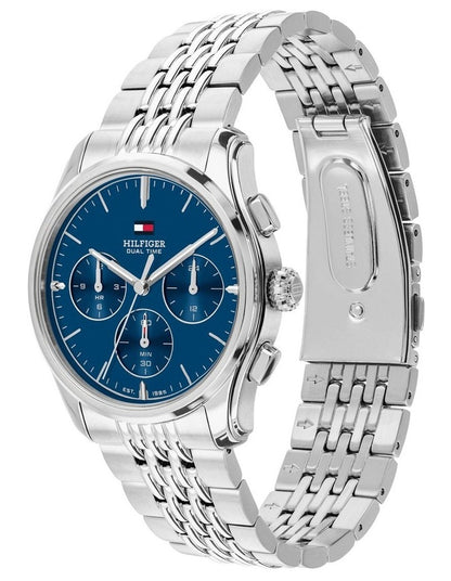 The Empire Stainless Steel Blue Dial Men's Watch