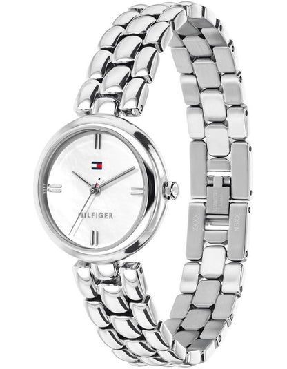 Annie Stainless Steel White Mother Of Pearl Dial Women's Watch