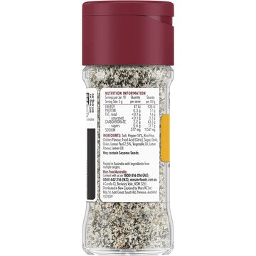 MasterFoods Lemon Pepper Seasoning 52g