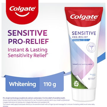 Colgate Sensitive Toothpaste Pro-Relief Whitening 110g
