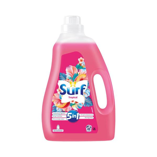 SURF LAUNDRY LIQUID DETERGENT TROPICAL 2 LITRE