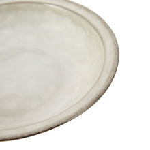 Grey Rim Large Bowl