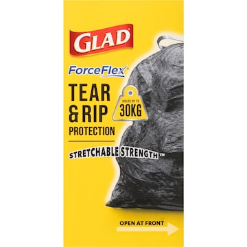 Glad Force Flex Drawstring 56L 20 pack