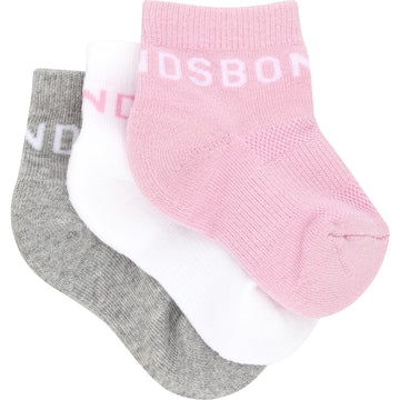 Bonds Baby Socks Sport Active Size 6-12M & 1-2Y Assorted 3 pack