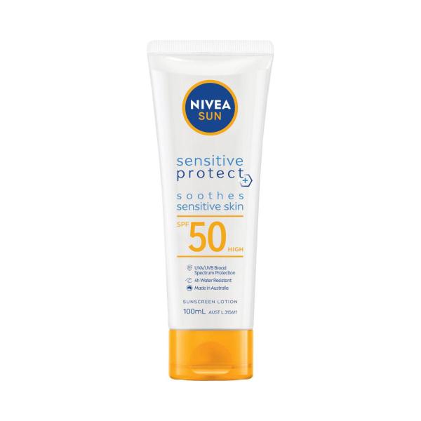 NIVEA SUN SPF 50 SUNSCREEN LOTION SENSITIVE PROTECT 100ML