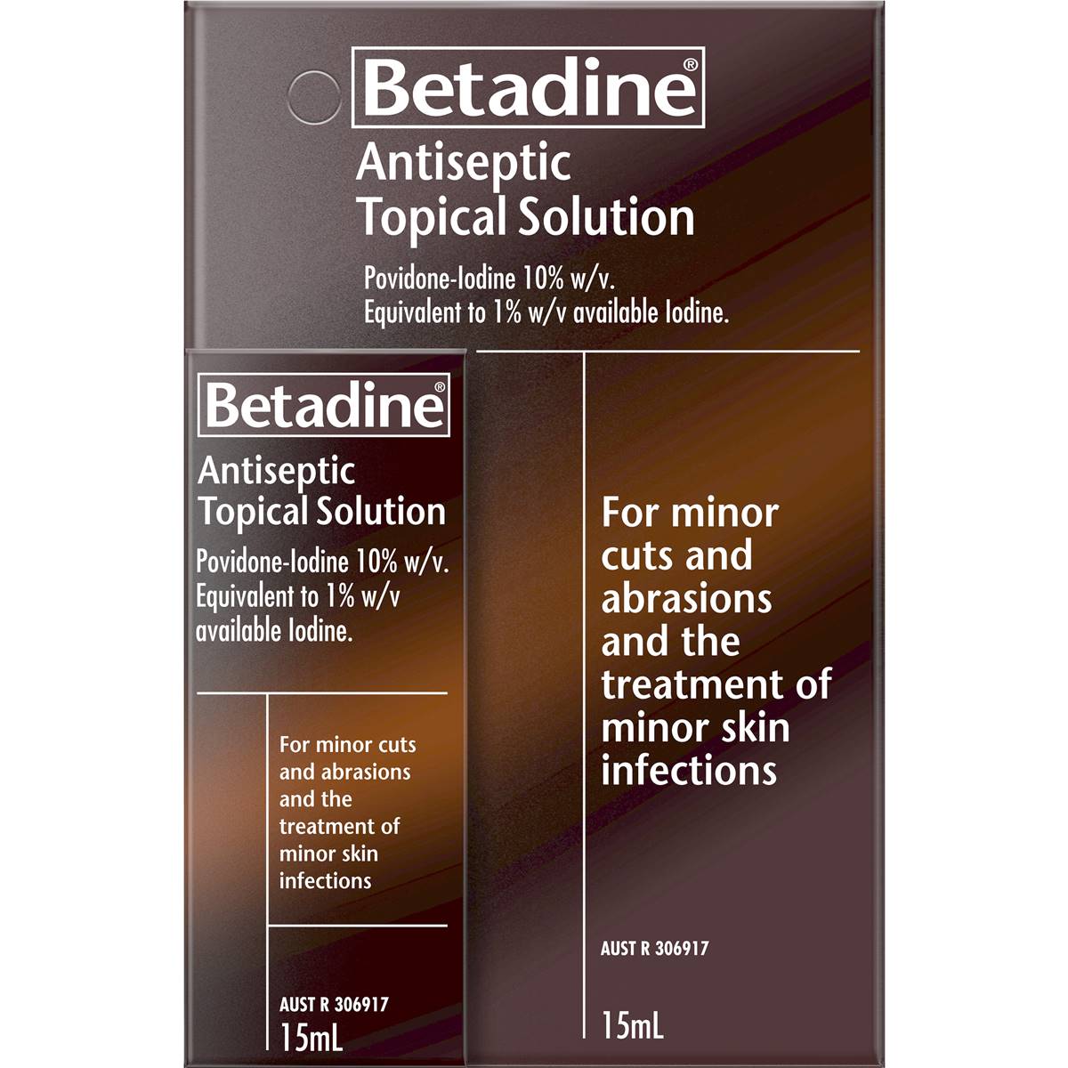 Betadine Antiseptic Topical Solution Liquid 15ml