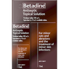 Betadine Antiseptic Topical Solution Liquid 15mL