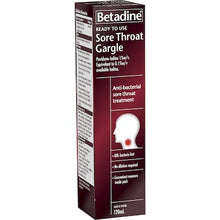 Betadine Sore Throat Gargle Ready To Use 120mL