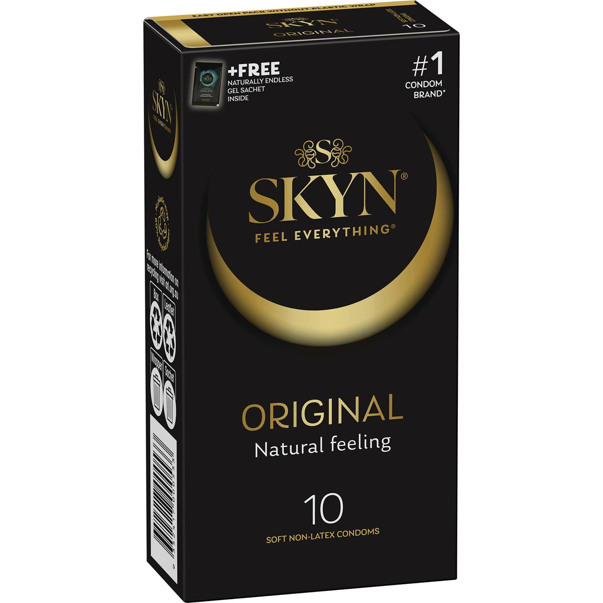 Skyn Original Natural Feeling Non-Latex Condoms 10 Pack