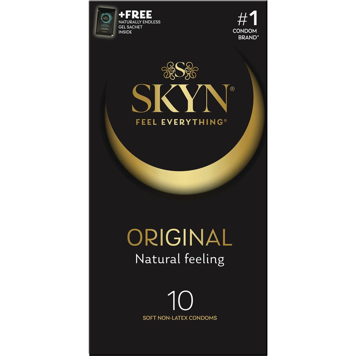 Skyn Original Natural Feeling Non-Latex Condoms 10 Pack