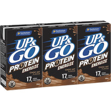 Up&Go Protein Energize Liquid Breakfast Choc 250mL x 3 pack