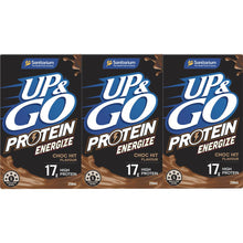 Up&Go Protein Energize Liquid Breakfast Choc 250mL x 3 pack