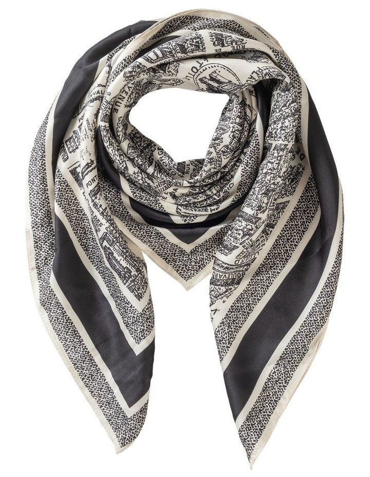 Pleated Diamond in Blush Scarf