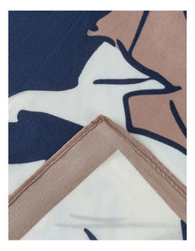 Large Square Neckerchief in Navy Scarf