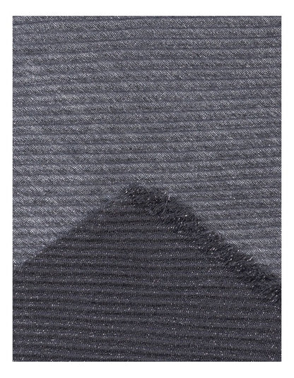 Gregory Ladner Large Square Neckerchief in Black Scarf