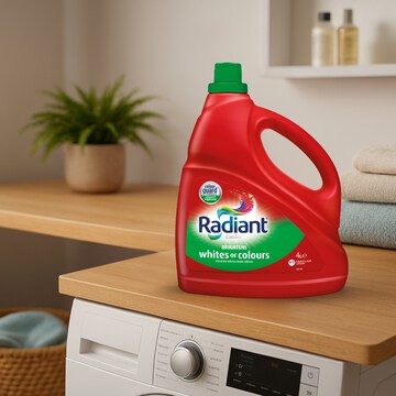 Radiant Whites Or Colours Laundry Liquid Detergent Washing 4L