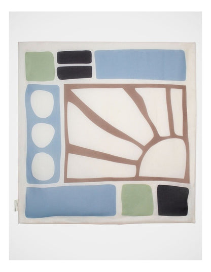 Morgan & Taylor Aquata Large Scarf in Blue
