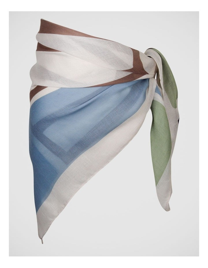 Morgan & Taylor Aquata Large Scarf in Blue