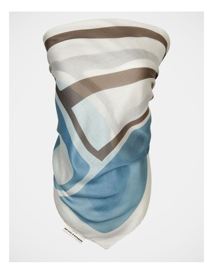 Morgan & Taylor Aquata Large Scarf in Blue