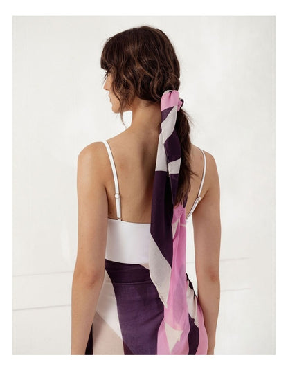 Morgan & Taylor Fern Large Scarf in Purple & Pink