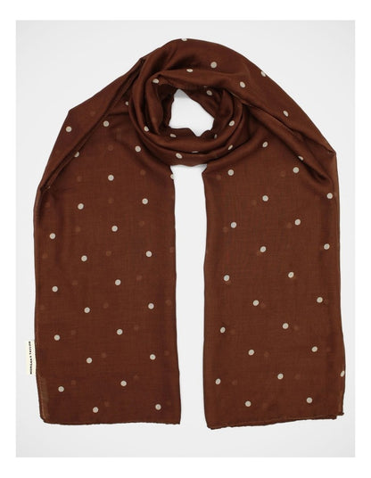 Morgan & Taylor June Light-Weight Scarf in Brown