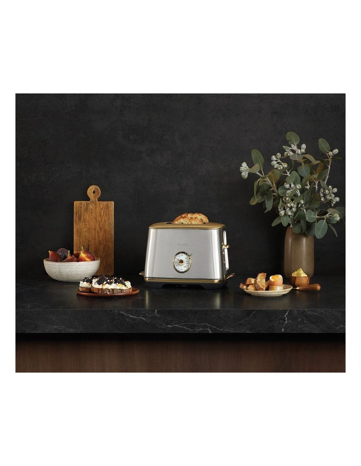The Toast Select Luxe in Brushed Stainless Steel Brass BTA735BSB4IAN1