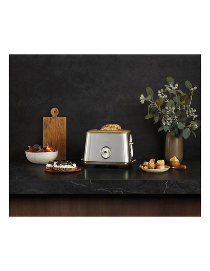The Toast Select Luxe in Brushed Stainless Steel Brass BTA735BSB4IAN1