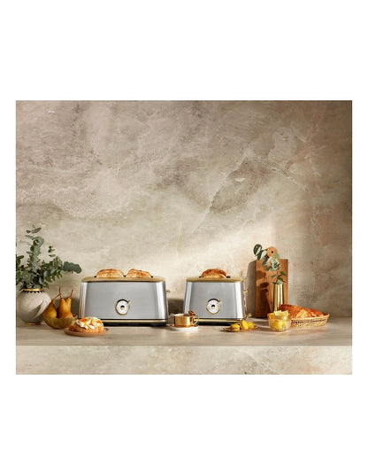The Toast Select Luxe in Brushed Stainless Steel Brass BTA735BSB4IAN1