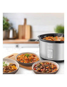 The EasySet 6L Slow Cooker in Brushed Stainless Steel LSC460BSS2IAN1