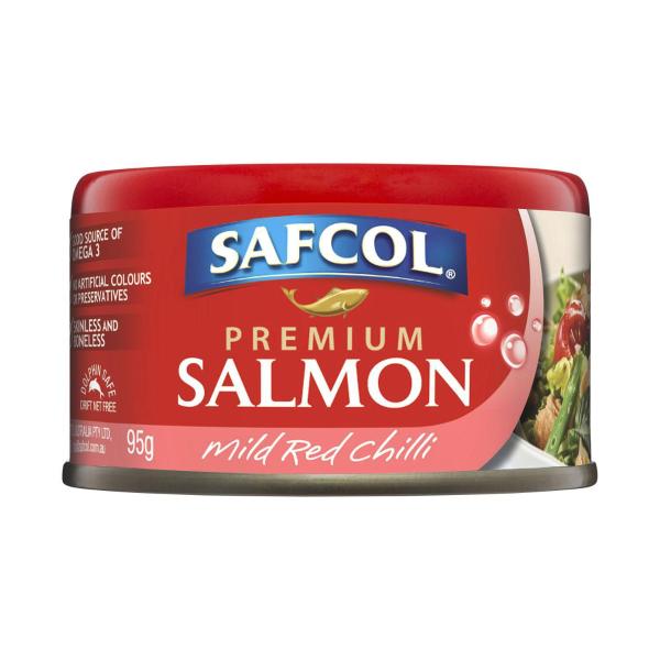 SAFCOL SALMON MILD RED CHILLI 95G