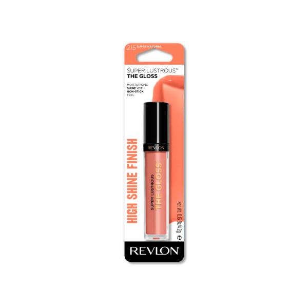 REVLON SUPER LUSTROUS LIPGLOSS #215 SUPER NATURAL 3.8ML