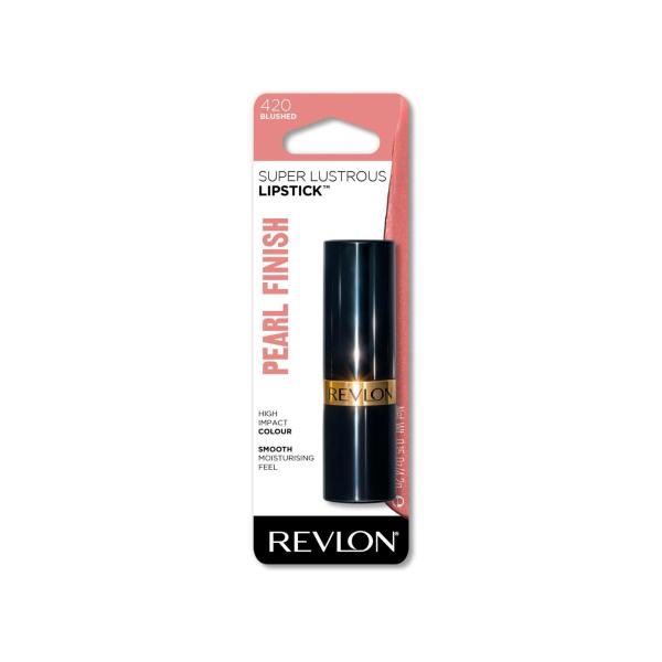 REVLON SUPER LUSTROUS LIPSTICK #420 BLUSHED 4.2 GRAM