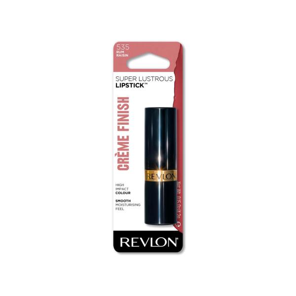 REVLON SUPER LUSTROUS LIPSTICK #535 RUM RAISIN 4.2 GRAM
